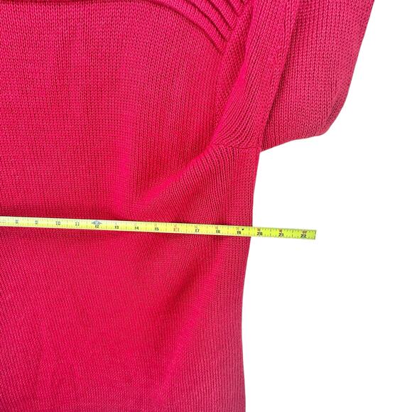 Peruvian Link Ebel cardigan sweater 100% alpaca bright red women’s one size - Picture 9 of 9